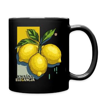 Sour elegance - Full Colour Mug - black - Right