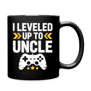 Gaming Errungenschaft Onkel T-Shirt - Tasse einfarbig - Schwarz - Rechts