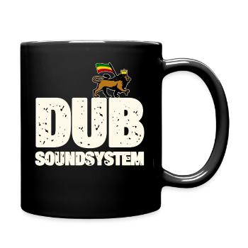 Système de sonorisation dub - Mug uni - noir - Droite