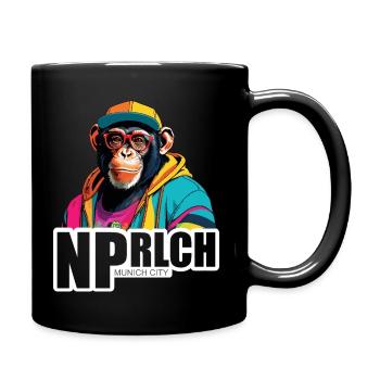 Munich Neuperlach - completely chilled different! - Full Colour Mug - black - Right