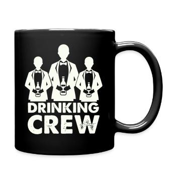 drinking_crew_01- - Tasse einfarbig - Schwarz - Rechts