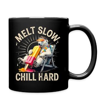 Fondre lentement Froid Dur Ours - Mug uni - noir - Droite