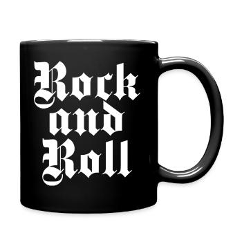 Rock and Roll Gothic Print - Full Colour Mug - black - Right