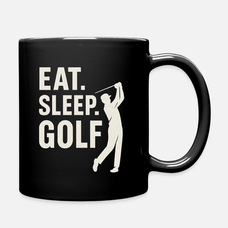 Manger Dormir Golf - Mug uni - noir