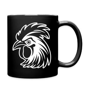 Rooster Animal - Full Colour Mug - black - Right