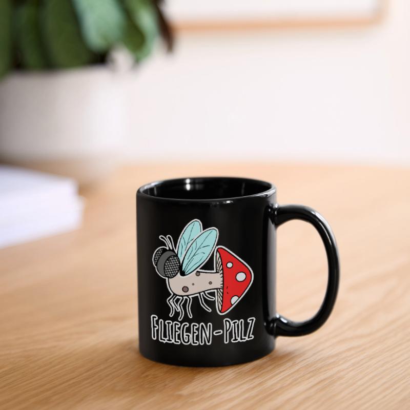 Fly agaric - half fly, half mushroom Full Colour Mug