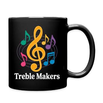 Treble Makers Professeur de musique drôle - Mug uni - noir - Droite