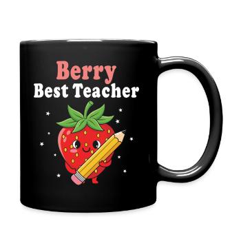 Berry Bester Lehrer Grundschullehrer - Tasse einfarbig - Schwarz - Rechts