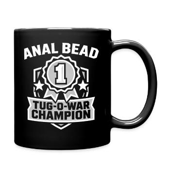 Bead Tug O War Champion Adult Humor Women s - Full Colour Mug - black - Right