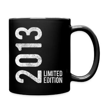 12. Geburtstag Junge Mädchen 12 Jahre 2013  - Tasse einfarbig - Schwarz - Rechts