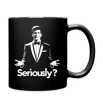 Sérieusement? Silhouette de gala élégante - Mug uni - noir - Droite