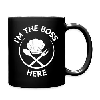The Chef of the Kitchen - Full Colour Mug - black - Right
