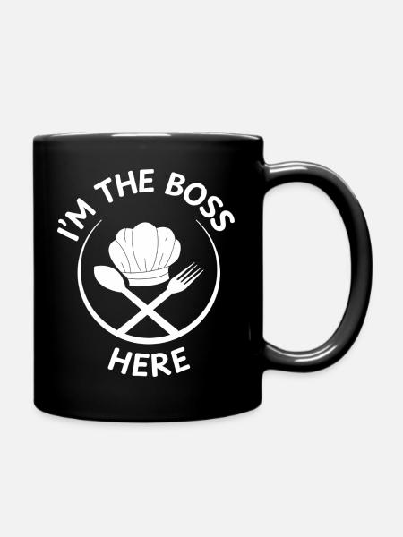 The Chef of the Kitchen - Full Colour Mug - black