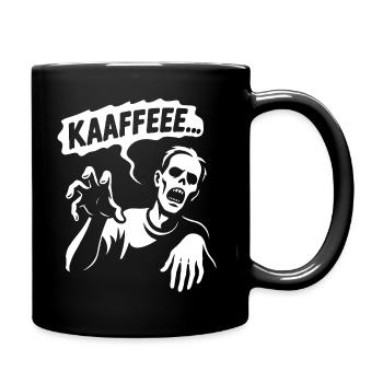 Coffee zombie Nothing works without coffee Humor - Full Colour Mug - black - Right