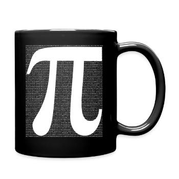 Symbole Pi dans l’art en ligne - Mug uni - noir - Droite