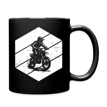 Motif nouveau du motocross pour le motocross - Mug uni - noir - Droite