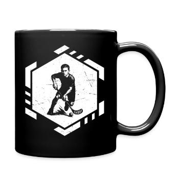Idée simple de floorball pour floorball - Mug uni - noir - Droite