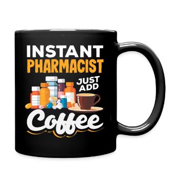 Apotheker Pharmazeutisch-technischer - Tasse einfarbig - Schwarz - Rechts