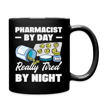 Pharmacist Pharmaceutical Technical - Full Colour Mug - black - Right