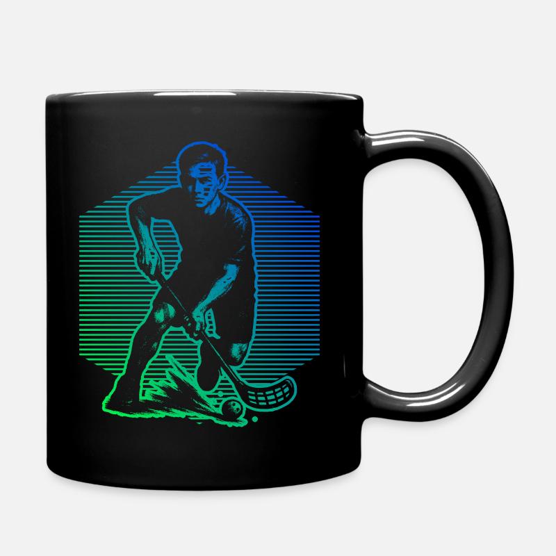 Motif drôle de floorball - Mug uni - noir