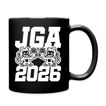 Jga 2026 Bachelor Party Monkeys - Full Colour Mug - black - Right