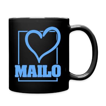 Bachelor Mailo - Tasse einfarbig - Schwarz - Rechts