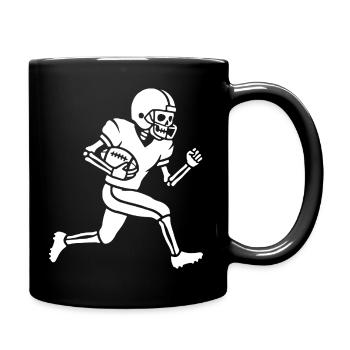 Skelett-Gridiron Runner - Tasse einfarbig - Schwarz - Rechts