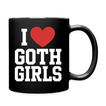 I Heart Gothic Girls - Full Colour Mug - black - Right