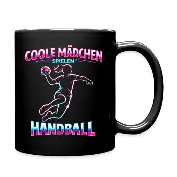 Cadeau de Noël de la Fille Handball - Mug uni - noir - Droite