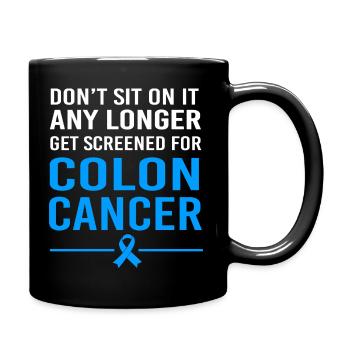 Colon, Cancer, Large Intestine - Full Colour Mug - black - Right