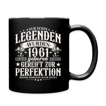Cadeau d’anniversaire Vintage Born Legends 1961 - Mug uni - noir - Droite