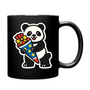 Panda Bear : Don d’inscription à l’école de 1ère année - Mug uni - noir - Droite