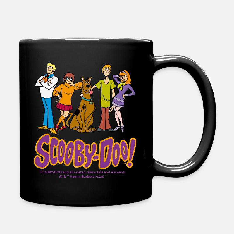 Scooby-Doo Avec Shaggy Et Bande - Mug uni - noir