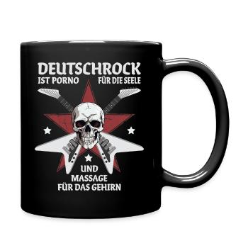 German rock is porn for the soul - Full Colour Mug - black - Right