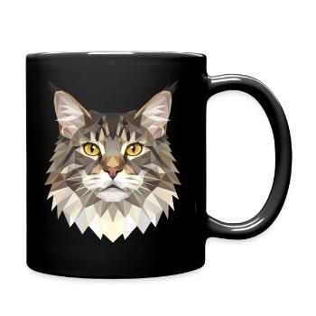 Maine Coon Cat Cat Mom Cat Maine Coon Cats - Full Colour Mug - black - Right