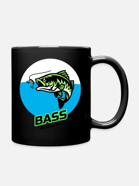 Bass Assissin - Full Colour Mug - black