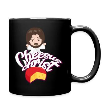 Jésus Drôle d’Humour - Mug uni - noir - Droite