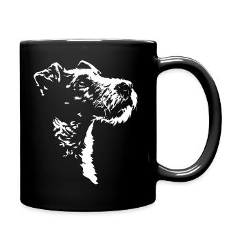 Silhouette Fox Terrier Fox Terrier Des chiens Wilsigns - Mug uni - noir - Droite
