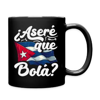 Kuba Stolz & Heimat - Cuba Flagge Design - Tasse einfarbig - Schwarz - Rechts