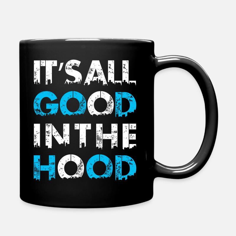 In the Hood – Gute Vibes Skyline - Tasse einfarbig - Schwarz