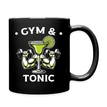 Gym & Tonic : Mixer musclé - Mug uni - noir - Droite