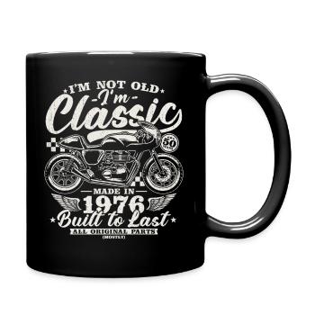 50e anniversaire cadeau de moto vintage de 50 ans - Mug uni - noir - Droite