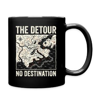 The Detour - Tasse einfarbig - Schwarz - Rechts