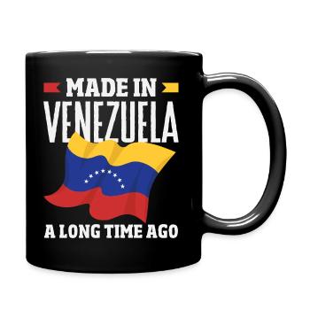 Venezuela Flagge Stolz & Heimat Venezuela - Tasse einfarbig - Schwarz - Rechts