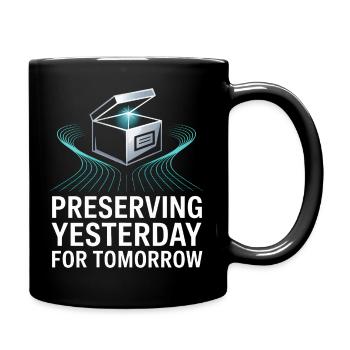 Preserving Yesterday For Tomorrow - Full Colour Mug - black - Right