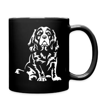Cavalier King Charles Spaniel « Édition noire » - Mug uni - noir - Droite
