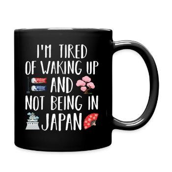 Japan - Tasse einfarbig - Schwarz - Rechts