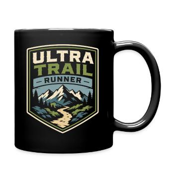 Ultra Trail Runner - Full Colour Mug - black - Right