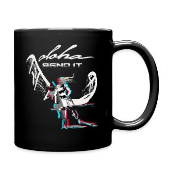 Kitesurfeur - Mug uni - noir - Droite