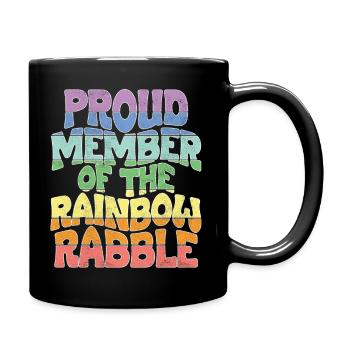 Membre fier de la populace arc-en-ciel - Mug uni - noir - Droite